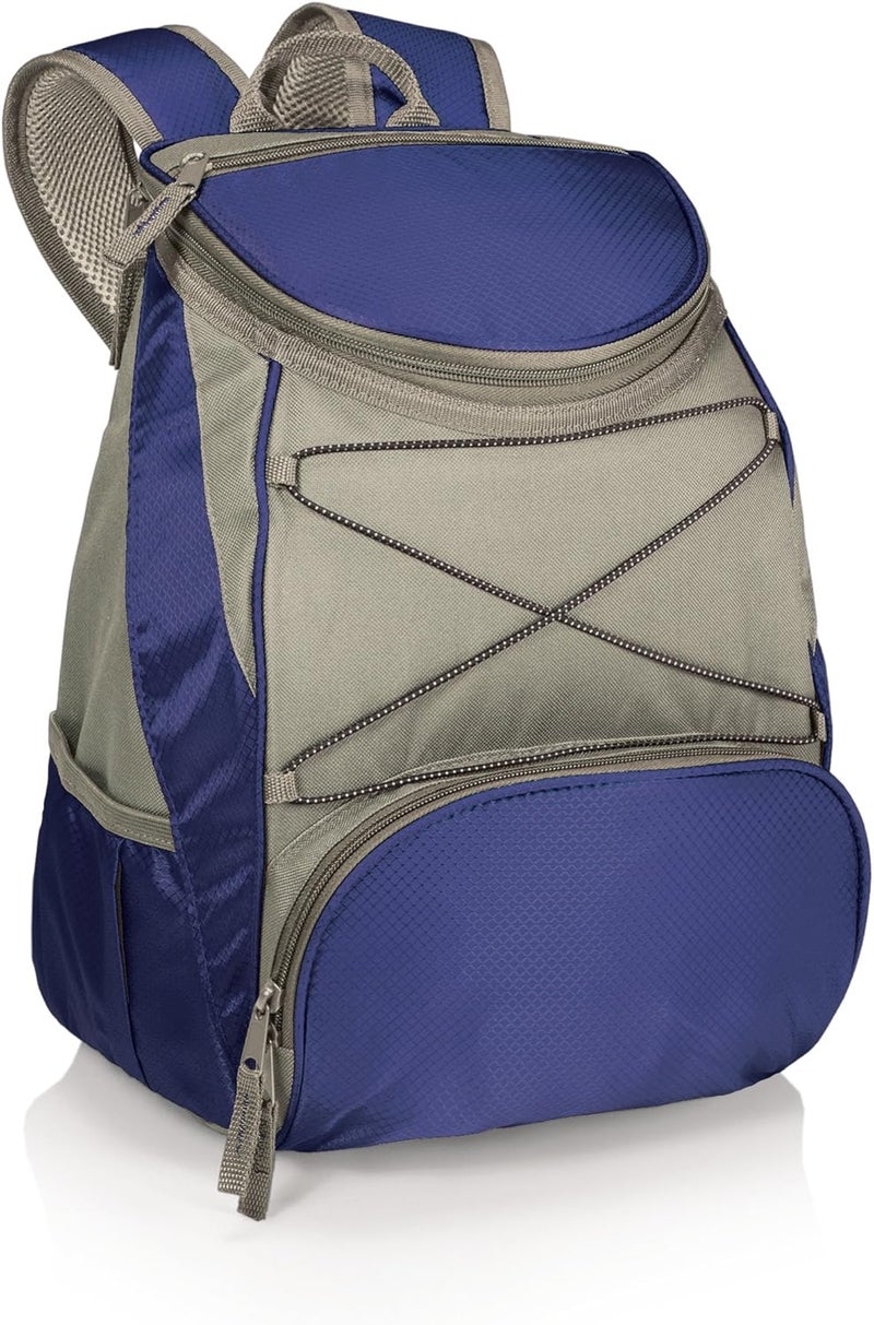 PICNIC TIME ONIVA PTX Insulated Backpack Cooler - Navy Blue with Gray Accents - Image 1