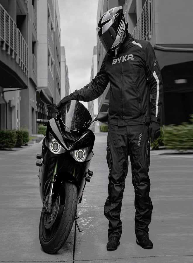 BYKR All-Weather Motorcycle Gloves for Men & Women - Protection for Dirt Bike, BMX, MX, and ATV Riding - Black M - Image 2