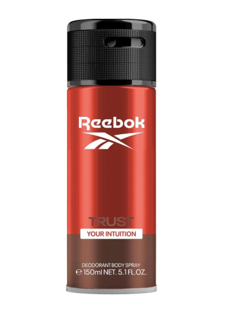 ريبوك ترست يور إنتويشن – مزيل عرق بخاخ للرجال – 150 مل