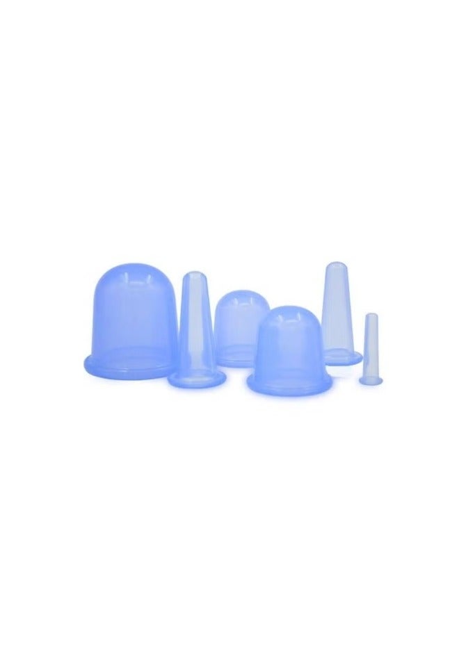 Captaintech Facial And Home Use Massage Cups Set Blue - Image 1