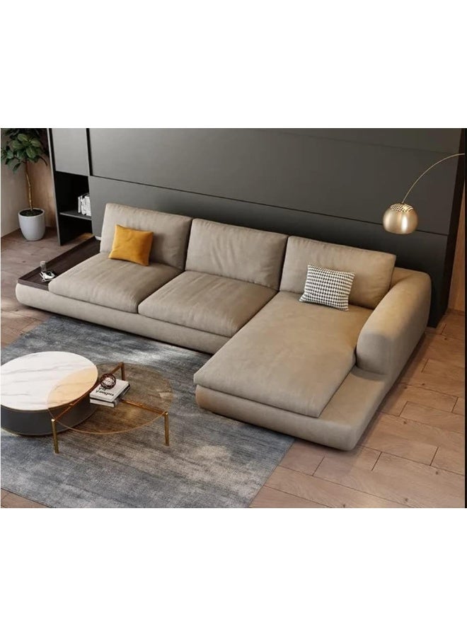 Comfynest طقم أريكة غرفة المعيشة على شكل L بتصميم حديث نوردك (يسار) - Image 1