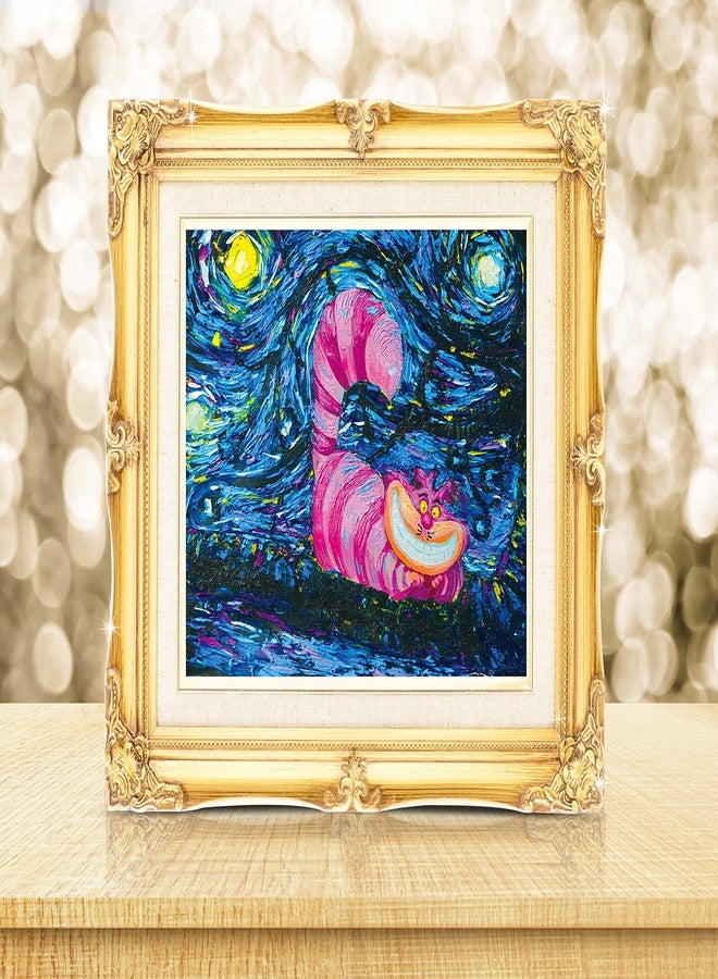 Uhomate Vincent Van Gogh Starry Night Posters Alice in Wonderland Cheshire Cat Alice Wonderland Home Canvas Wall Arts Baby Gift Nursery Decor Living Room Wall Decor A009 (8X10) - Image 2