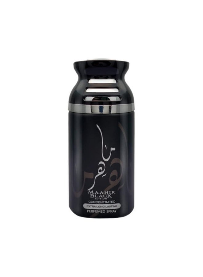 سبراي مزيل عرق معطر ماهر اسود مركز يدوم لفترة طويلة جداً - من لطافة 250 مل
