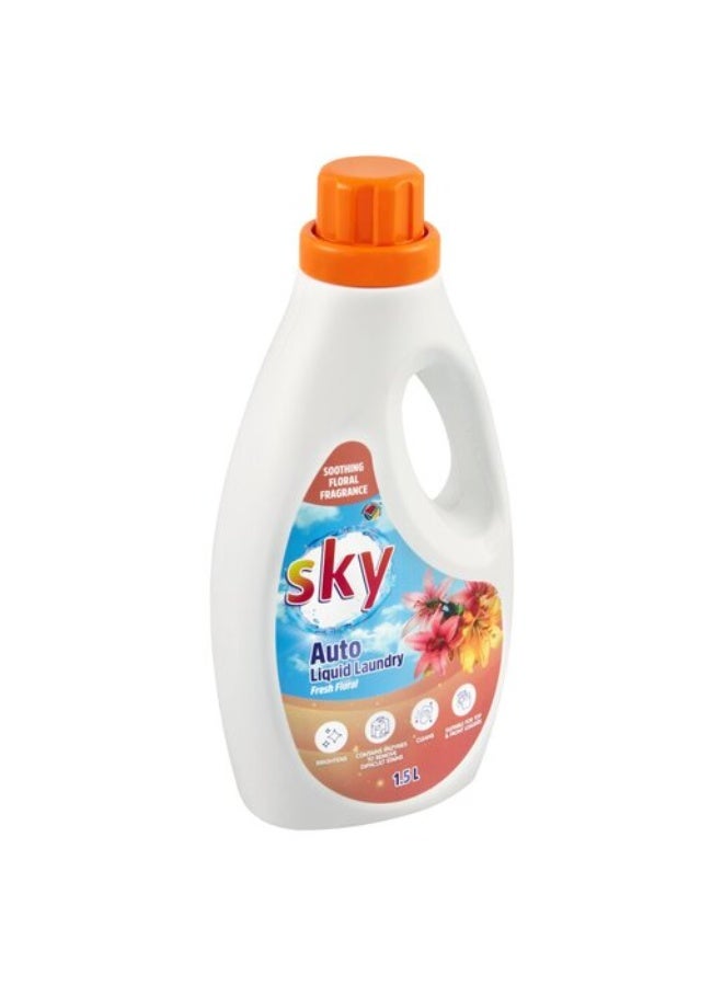 سكاي جل غسيل الملابس الأوتوماتيكي برائحة الزهور المنعشة 1.5 لتر - Image 2