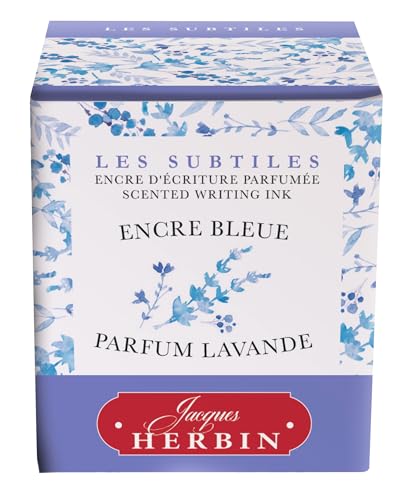 Jacques Herbin Herbin Georges Lalo 13710T Scented Ink Lavender, 30 ml, 4.90 x 4.90 x 5.20 cm, Blue - Image 2