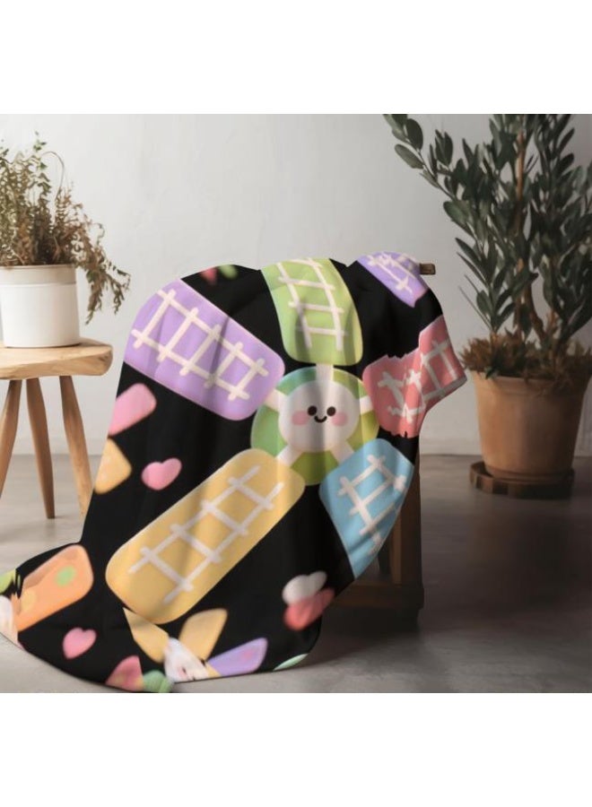 general Flannel thin blanket (warm and comfortable, suitable for sleep, gaming, dust removal and sandproof) 150cm*200cm - 378 - Image 4