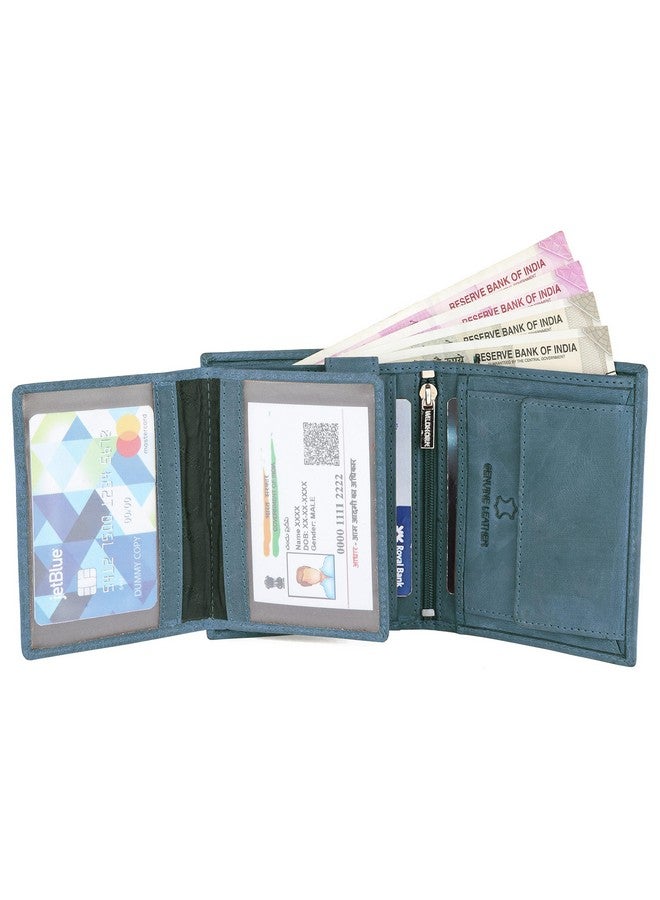 Wildhorn محفظة جلدية محمية بتقنية RFID للرجال من وايلد هورن، أزرق صيد - Image 3