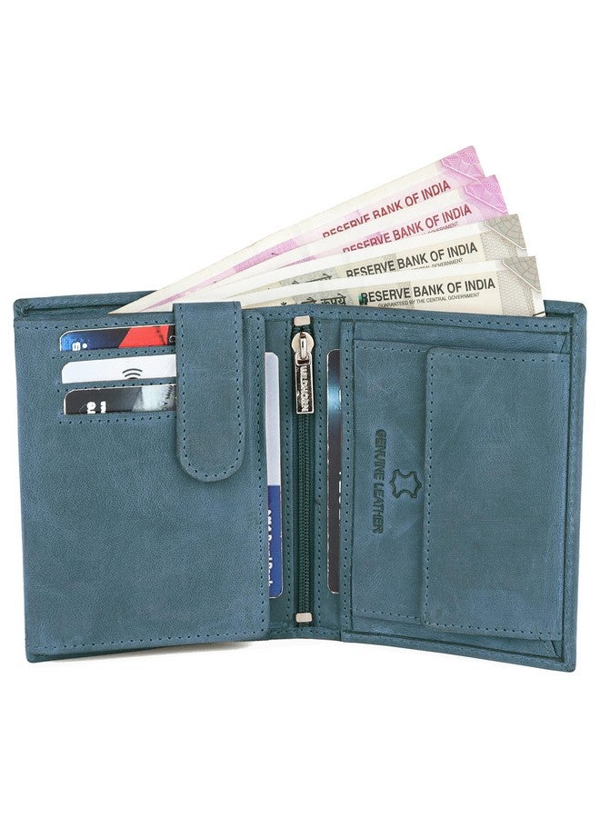 Wildhorn محفظة جلدية محمية بتقنية RFID للرجال من وايلد هورن، أزرق صيد - Image 2