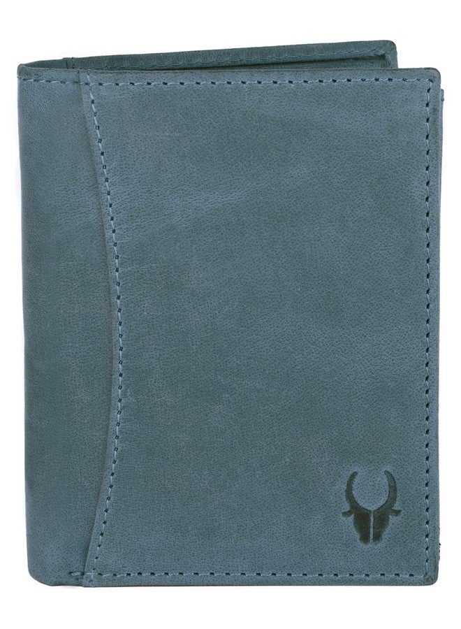 Wildhorn محفظة جلدية محمية بتقنية RFID للرجال من وايلد هورن، أزرق صيد - Image 1