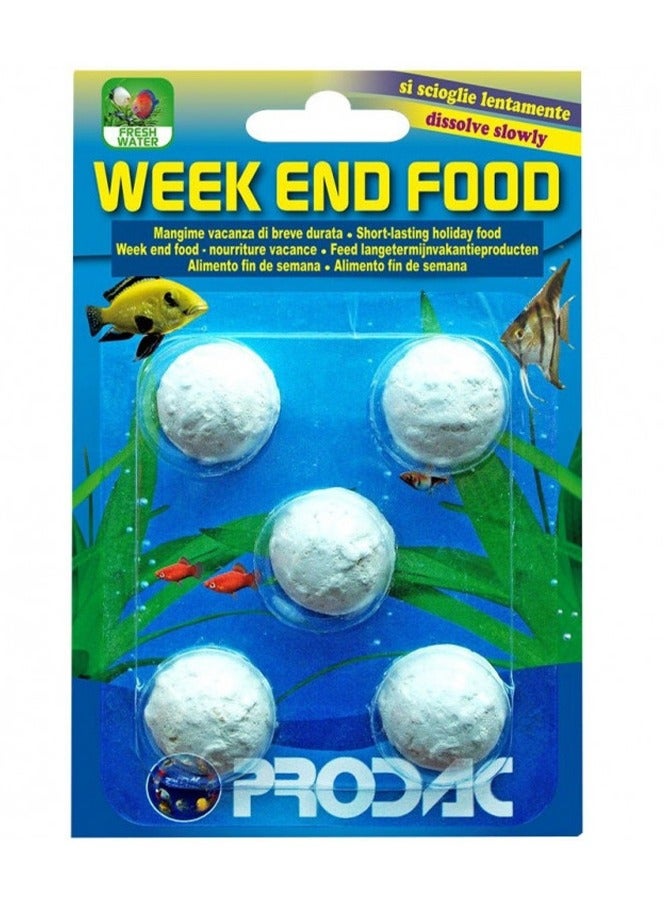 Prodac Week End Food for Aquarium Fish 21 g - Image 1