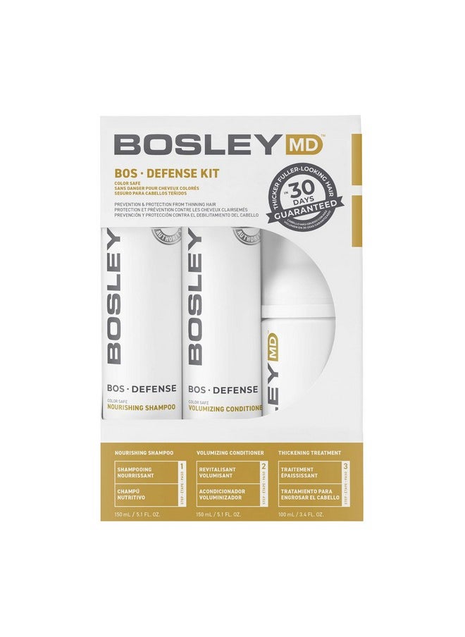 BOSLEYMD BosleyMD BosDefense KIT for Hair Thinning Prevention (Color Safe), Starter Size (30 Days).  - Image 1