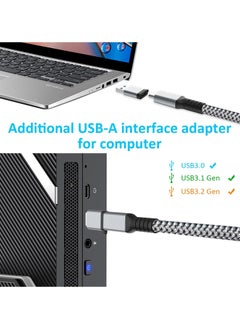 Generic Link Cable 16FT VR Cable Compatible with Meta Oculus Quest 3/Quest 3S/Quest 2/Pro Pico,Nylon Braided 3 in 1 Charging While Playing All Day,USB 3.0 Data Transfer Type C Cable,for VR Headset Accessories  - Image 5