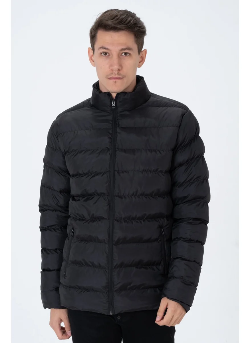 Marjinal City Marginal City Black Waterproof and Windproof Men's Puffer Jacket