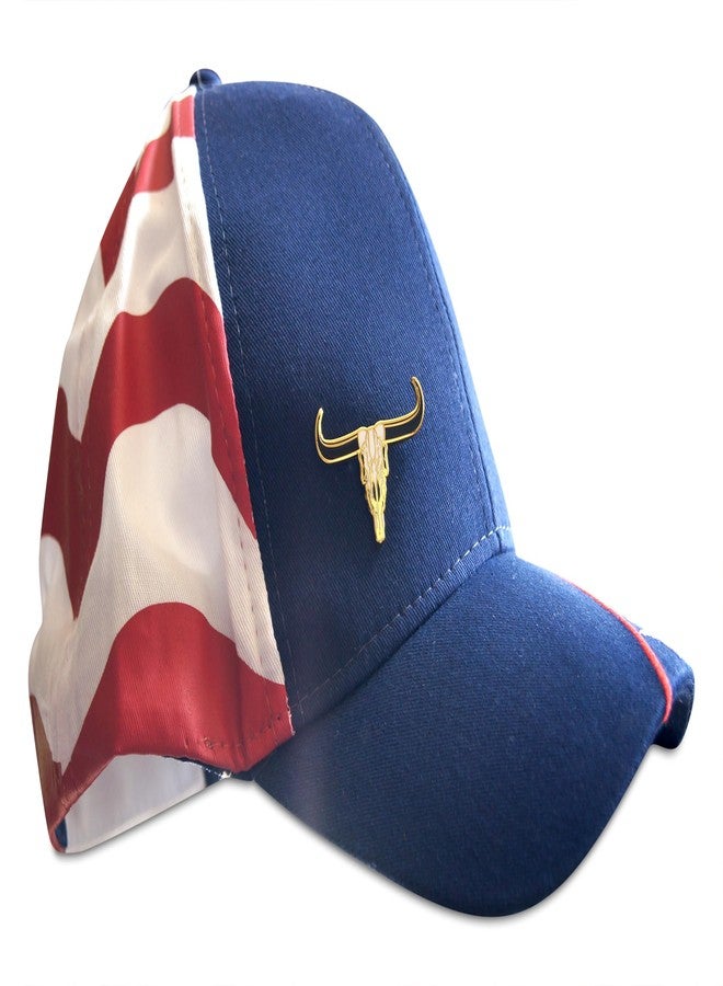 Novel Merk Cowboy & Rancher - Icons Lapel Pin, Hat Pin & Tie Tack Set - with Clutch Back (3-Longhorn Skull) - Image 5