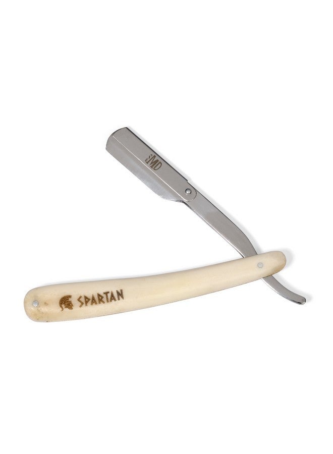 ام دي ماكينة حلاقة باربر سبارتان بمقبض عظمي - Image 1