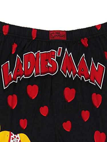 The Simpsons Homer Ladies Man Men's Briefly Stated Boxer Shorts Underwear (X-Large, Black) - Image 3