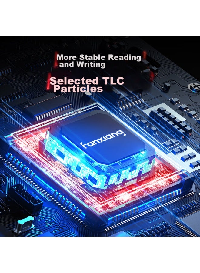 fanxiang قرص صلب محمول من فانيانغ سعة 2 تيرابايت، SSD محمول، اتصال مباشر من نوع C بالهاتف، 3700 ميجابايت/ثانية، قرص صلب خارجي للكمبيوتر، Ps3000 - Image 2