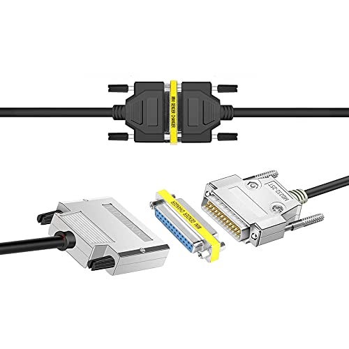 MEIRIYFA DB25 25 Pin Gender Changer D-SUB 25Pin Coupler Serial Cable Gender Changer RS232 VGA Adapter Connetor for Applications Pack of 2 (Female to Female) - Image 2