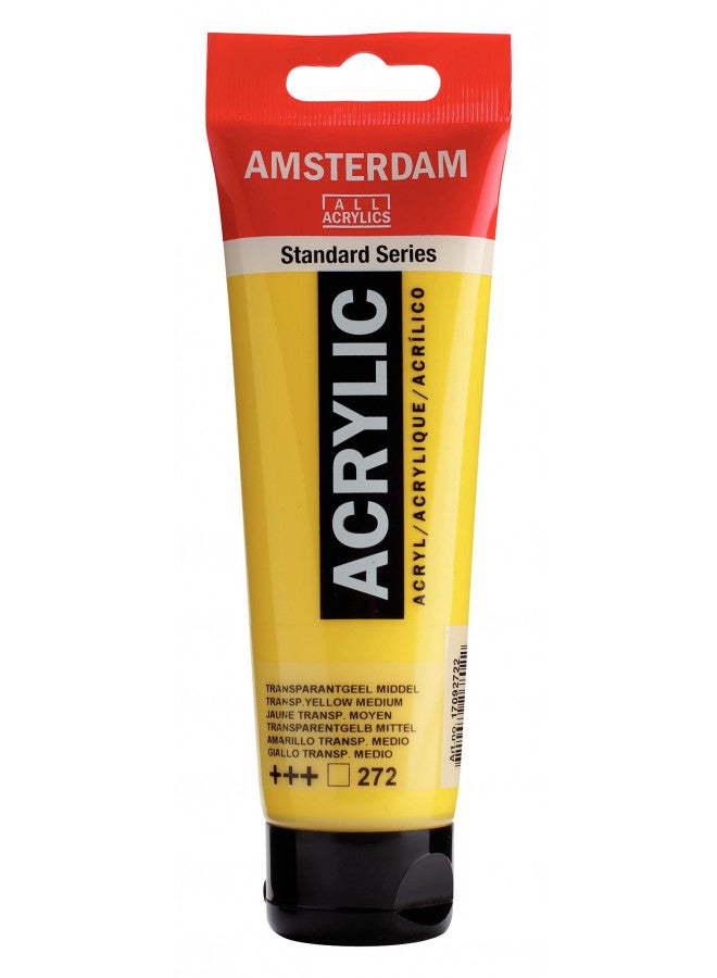 Amsterdam Standard Series Acrylic Tube 120 ml Transparent yellow medium 272 (17092722) - Image 2