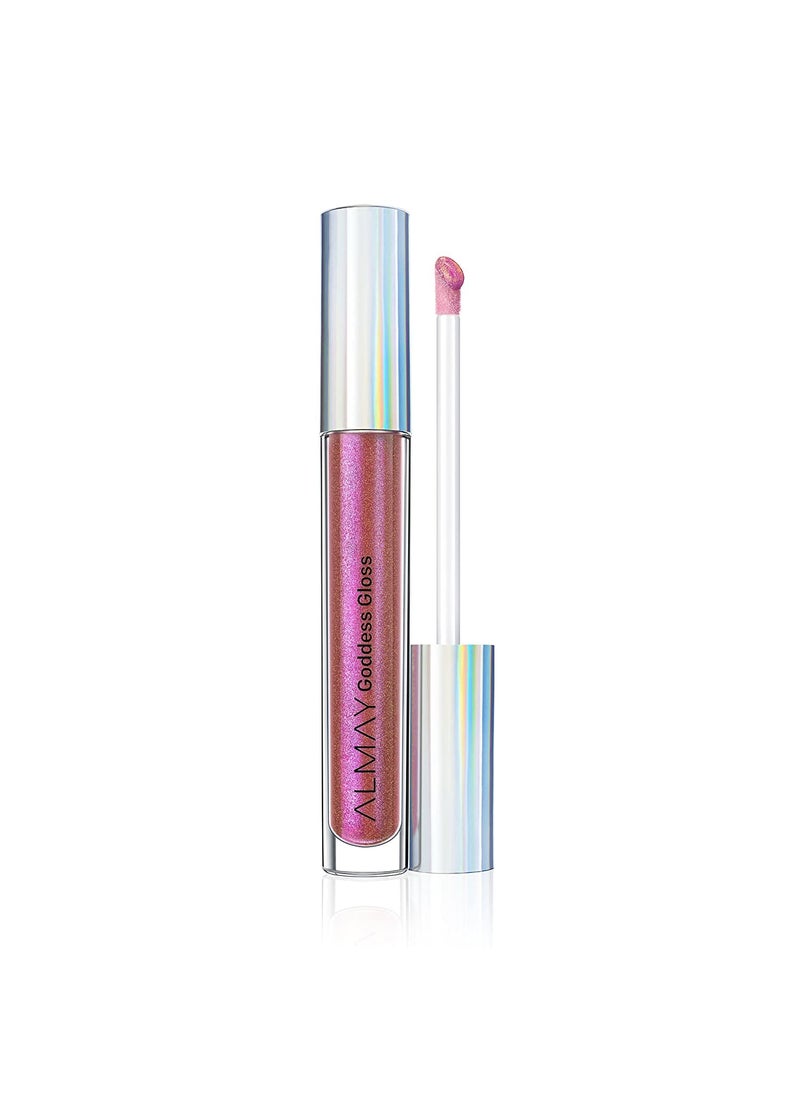Almay - Almay Lip Gloss NonSticky Lip Makeup Holographic Glitter Finish Hypoallergenic 700 Flame 09 Oz - Image 1