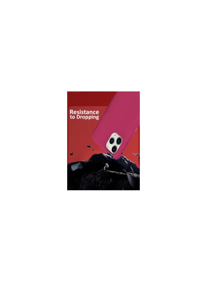 CATANES [for iPhone 11 Pro Max] Silicone Case Shockproof Protective Case Anti Scratch Smooth Case Cover/Merlot - Image 2