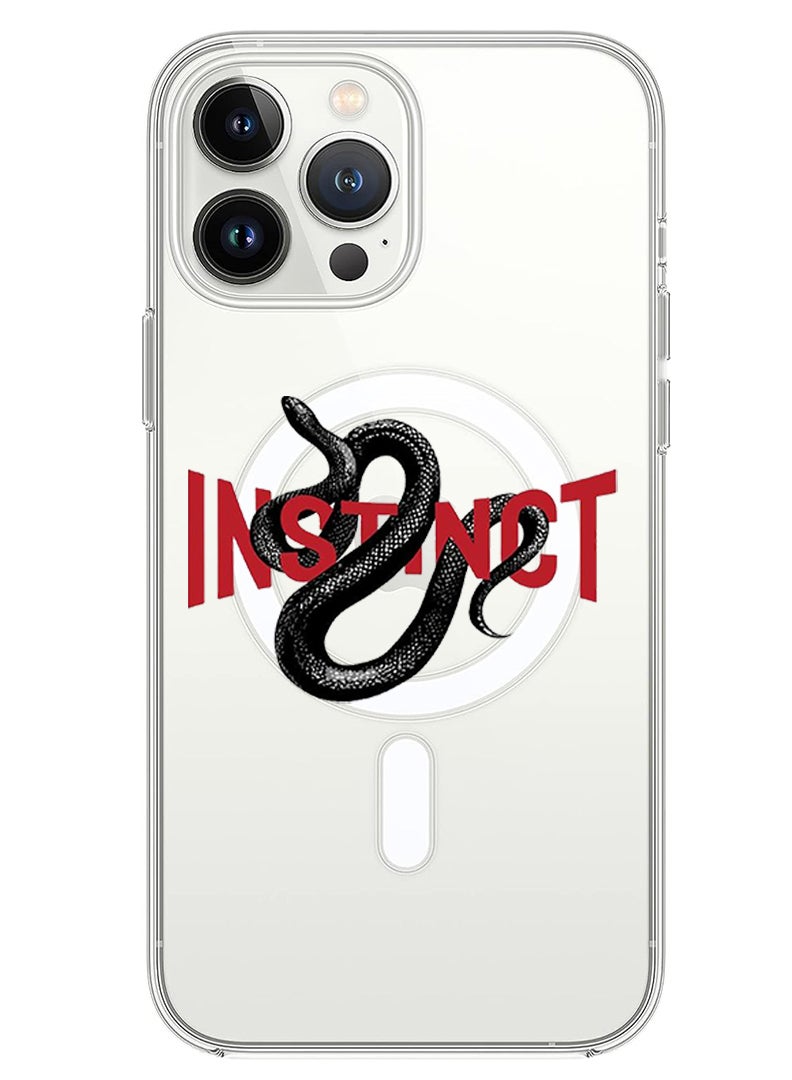 Theodor Magnetic Case for iPhone 13 Pro Max 6.7-inch Compatible with MagSafe Wireless Charging, Shockproof Phone Bumper Cover Instinct copy - Image 1