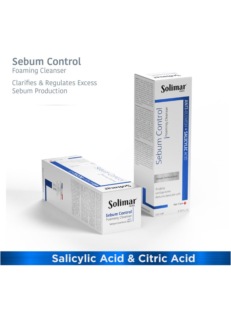 Solimar Paris Sebum Control Foaming Cleansing 200ml - Image 2