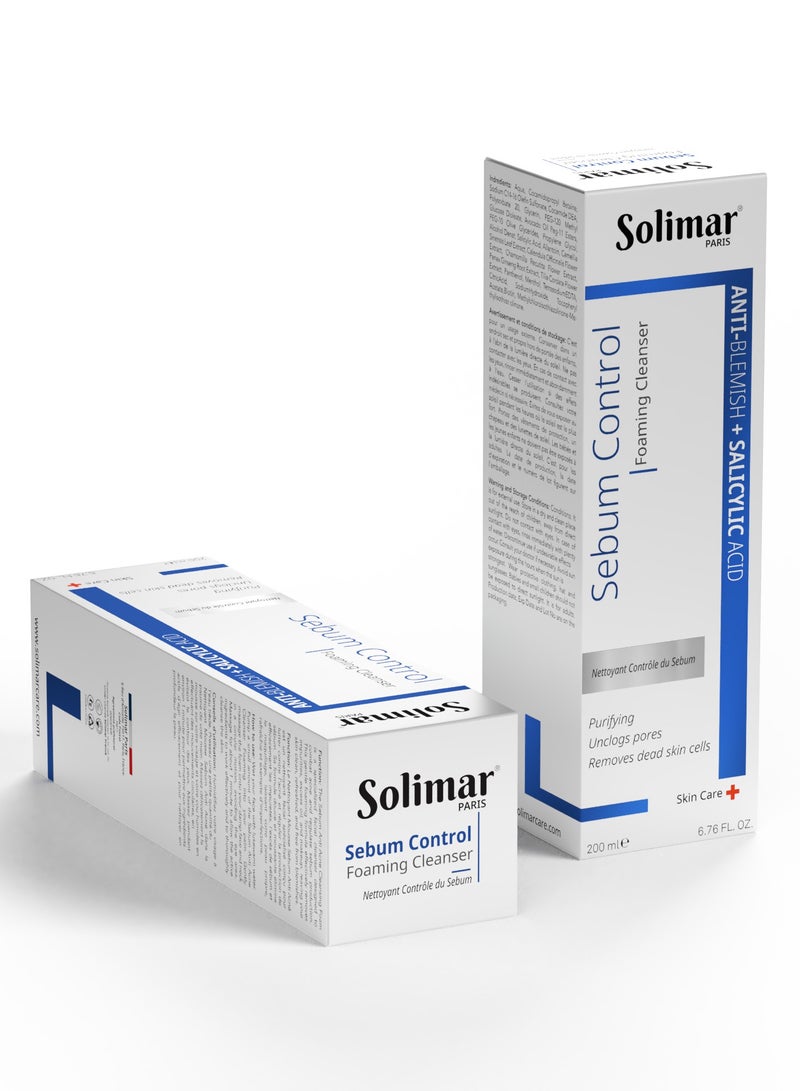 Solimar Paris Sebum Control Foaming Cleansing 200ml - Image 1