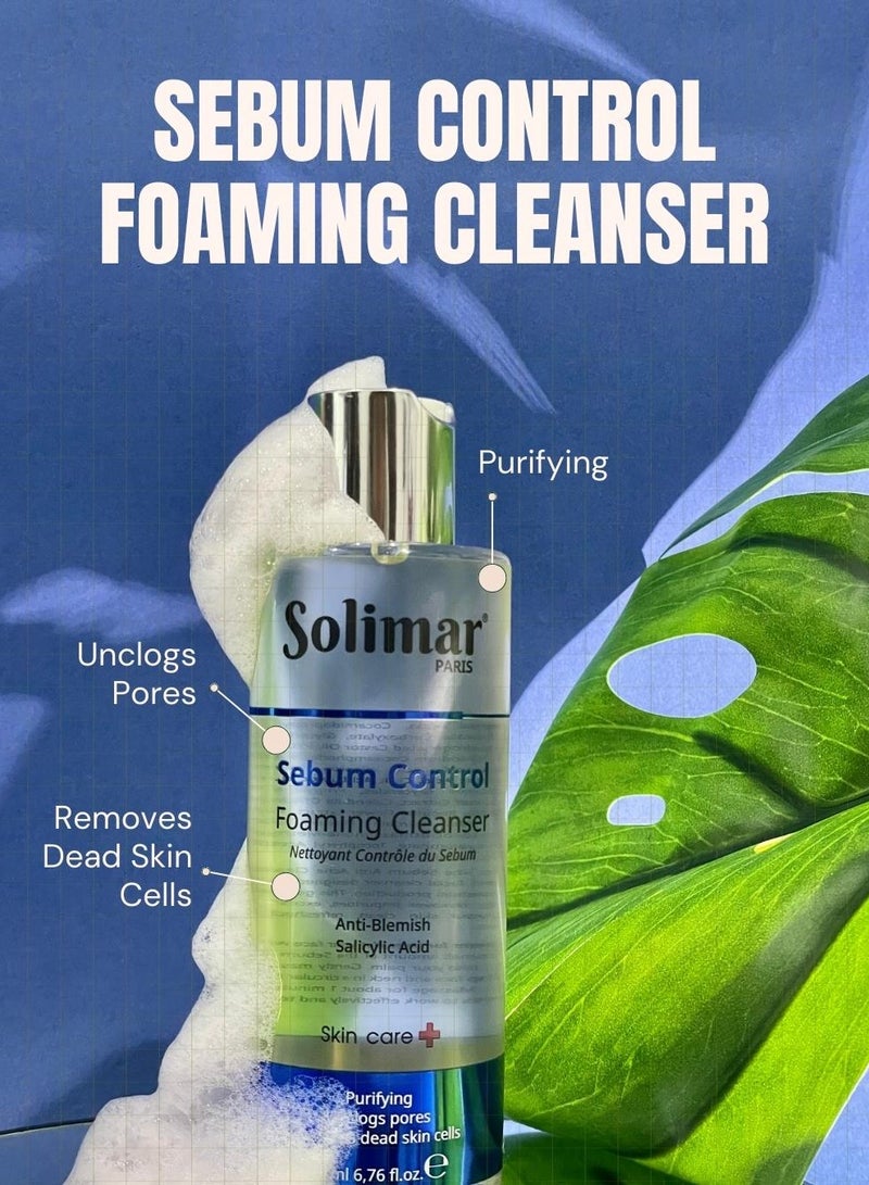 Solimar Paris Sebum Control Foaming Cleansing 200ml - Image 5
