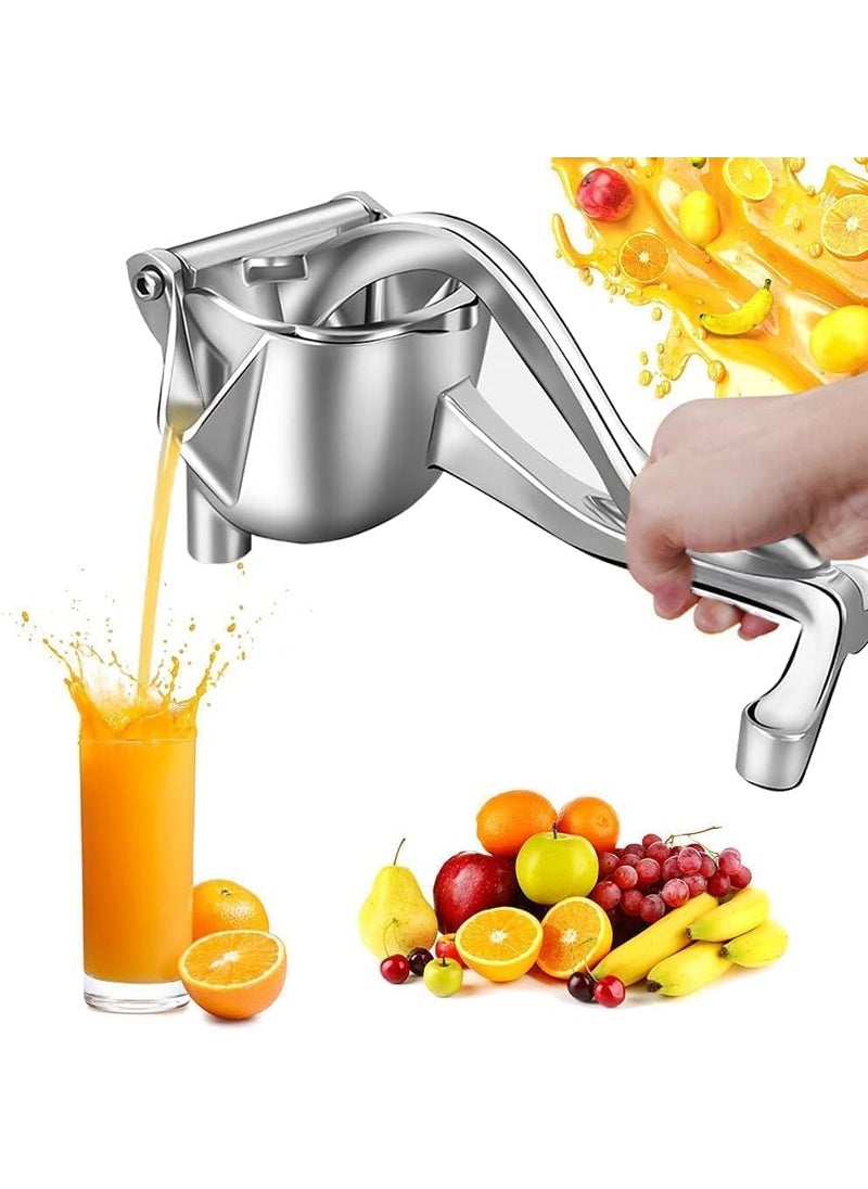 KD ZONE KD ZNOE Small Hand Press Metal Lime Juicer Machine Aluminium Steel Manual Fruit Squeezer Citrus Orange Juicer Instant Heavy Duty Multipurpose For All Fruits Ergonomic Handle Design Metal Gap  - Image 1