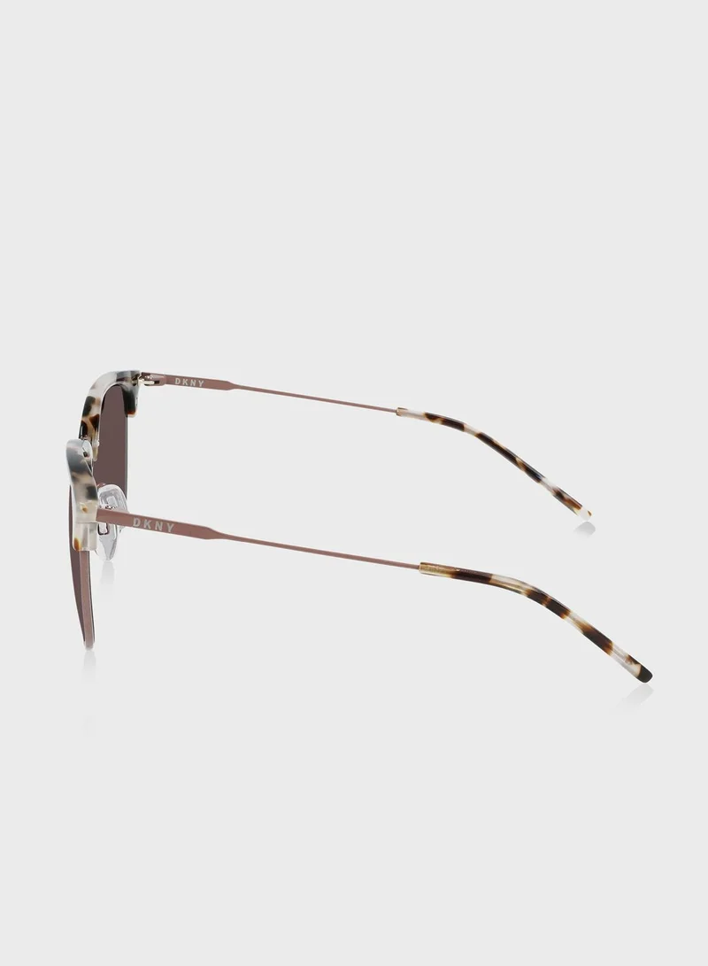 DKNY Half Frame Sunglasses