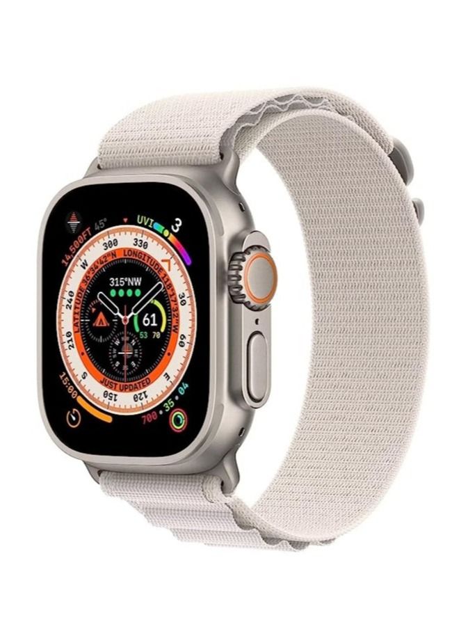 Alpine Loop Compatible with Apple Watch Ultra Band,Metal connector Rugged Woven Nylon Men G-Hook Strap for iWatch Series Ultra SE 49mm 45mm 44mm - Image 2