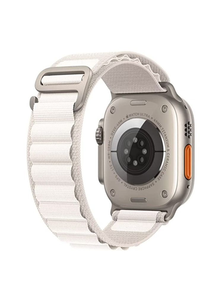 Alpine Loop Compatible with Apple Watch Ultra Band,Metal connector Rugged Woven Nylon Men G-Hook Strap for iWatch Series Ultra SE 49mm 45mm 44mm - Image 1