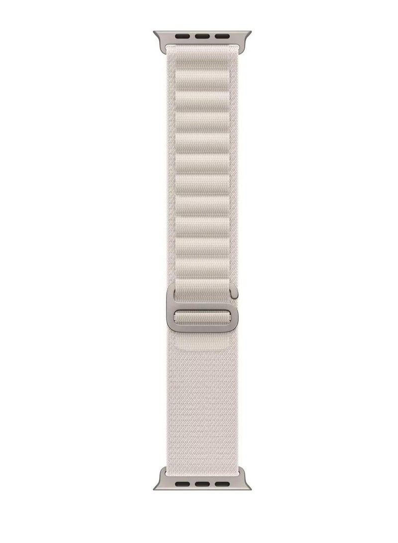 Alpine Loop Compatible with Apple Watch Ultra Band,Metal connector Rugged Woven Nylon Men G-Hook Strap for iWatch Series Ultra SE 49mm 45mm 44mm - Image 3