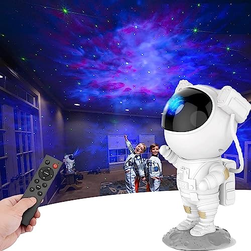 Desidiya Plastic Astronaut Galaxy Projector with Remote Control - 360° Adjustable Timer Kids Astronaut Nebula Night Light (Corded Electric) LED, Multicolor - Image 3