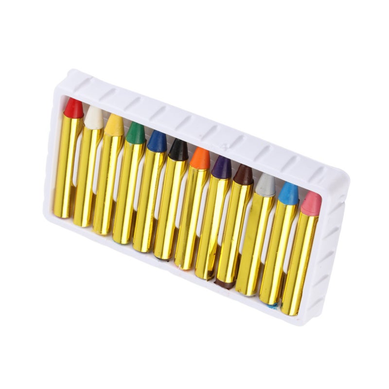 12 Colors Body Face Paint Sticks Crayons Set Colorful Painting Pen - Image 2