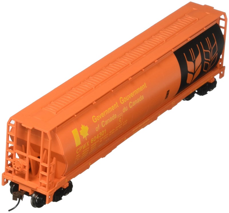 Bachmann Trains - Canadian 4 Bay Cylindrical Grain Hopper - Government of Canada - HO Scale - Image 2