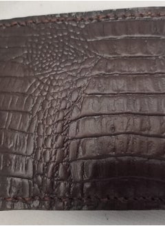 ماركة غير محددة محفظه رجالي جلد طبيعي بقري هاندميد  صبغه يدوي  قص يدوي  - Image 3