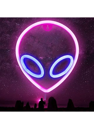 USB Operated Alien Shaped Neon LED Lamp Pink/Blue - pzsku/ZAC2D9494C0E074473F0AZ/45/_/1733969617/88390e95-6411-47e5-9a1f-9abf5e87e4c1