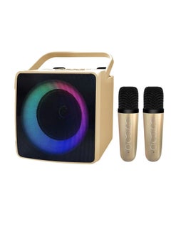 SDRD SD-508 Home KTV Outdoor Portable Bluetooth Speaker with Dual Wireless Microphones  - Image 1