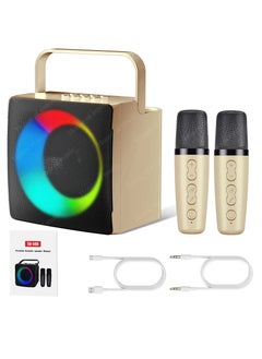 SDRD SD-508 Home KTV Outdoor Portable Bluetooth Speaker with Dual Wireless Microphones  - Image 2