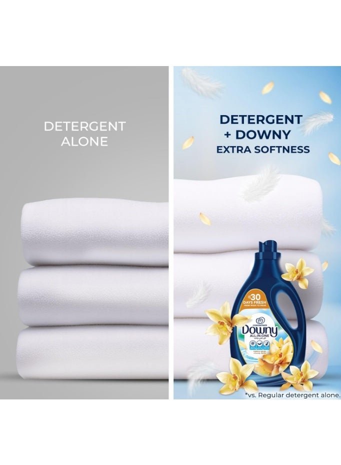 Downy Concentrate Fabric Softener All-In-One, Vanilla Musk, 3L (Pack of 2 - Total 6L) - Image 5