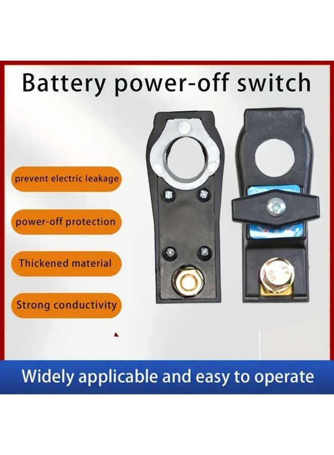 1pc ABS Automotive Battery Terminal Anti Leakage Cut Off Switch High Conductivity - Image 4