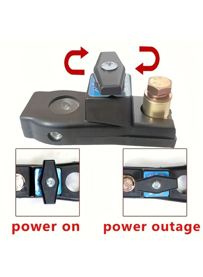 1pc ABS Automotive Battery Terminal Anti Leakage Cut Off Switch High Conductivity - Image 5