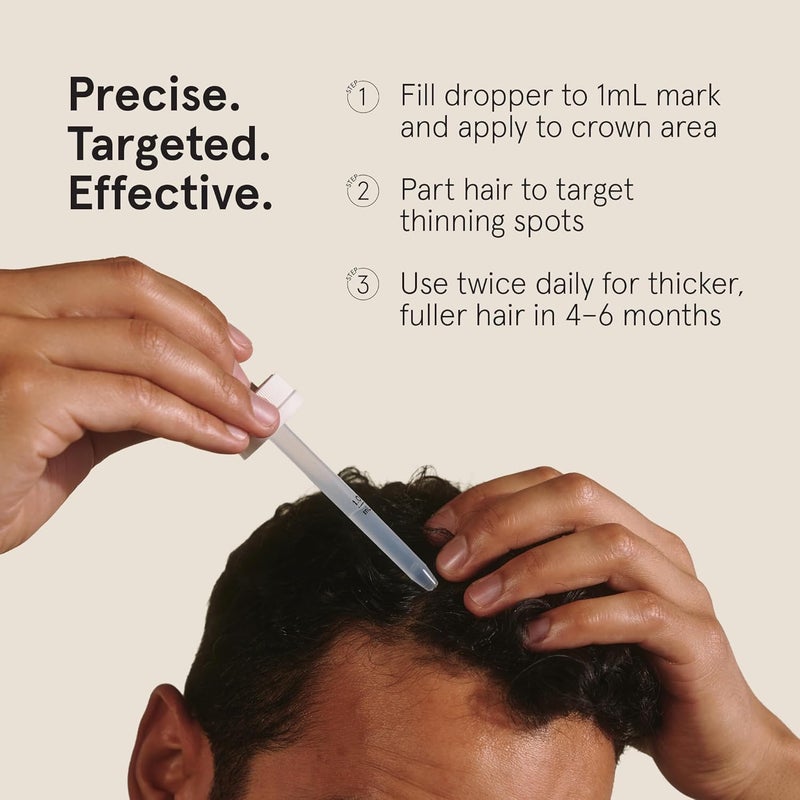 Keeps Extra Strength Minoxidil for Men - 5% Minoxidil Hair Growth Serum - Hair Loss & Regrowth Treatment for Thinning & Bald Spots - Clinically Proven Hair Growth Products - Unscented Topical Aerosol - Image 4