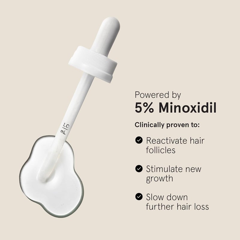 Keeps Extra Strength Minoxidil for Men - 5% Minoxidil Hair Growth Serum - Hair Loss & Regrowth Treatment for Thinning & Bald Spots - Clinically Proven Hair Growth Products - Unscented Topical Aerosol - Image 3