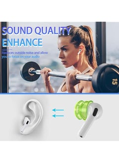 erorex Compatible With Airpods 2 Airpods 3 Earbuds Cover Airpods Silicone Ear Tips Accessories Compatible With Airpods 3Rd Generation And Airpods 2 And Airpods1 5 Pairs  - Image 4