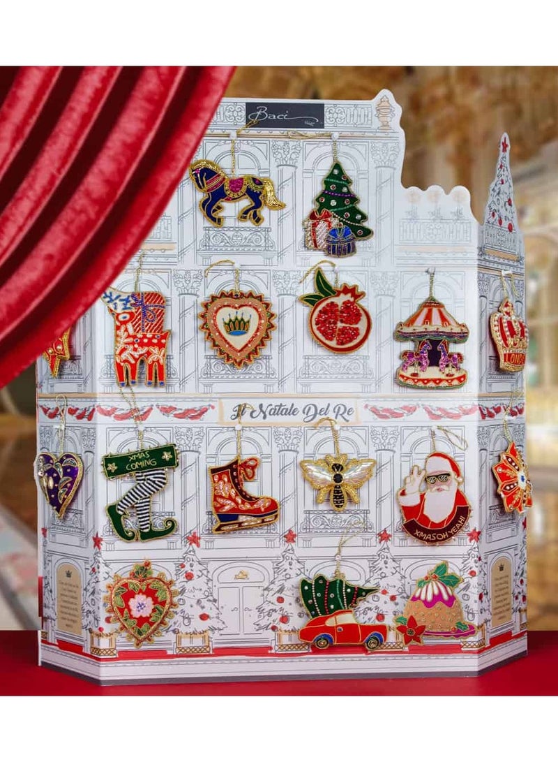 Baci milano Christmas Decoration FABRIC HANDMADE ORNAMENTS HORSE - Image 2