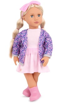 Our Generation Our Generation - Joana Doll With Leopard Print Cardigan  - Image 2