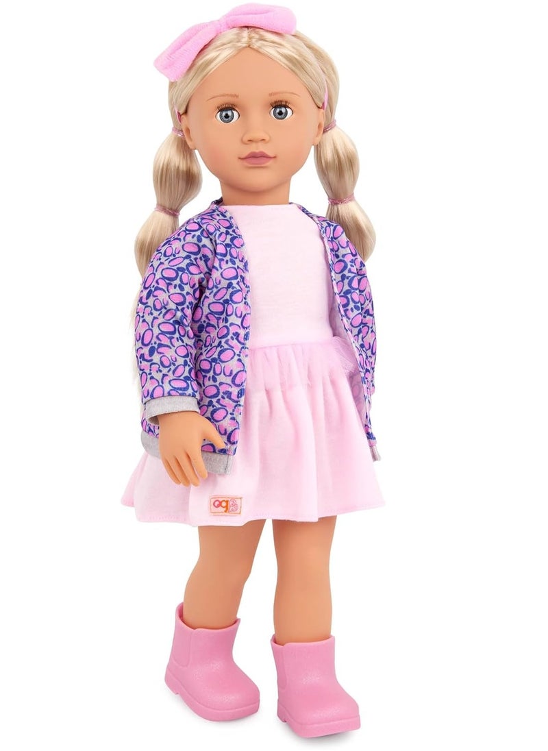 Our Generation Our Generation - Joana Doll With Leopard Print Cardigan  - Image 1